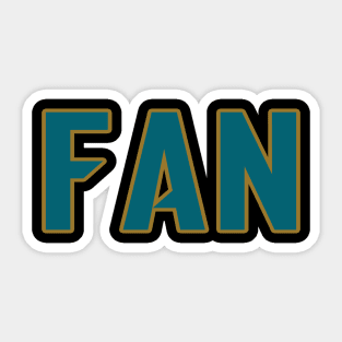 Jacksonville LYFE Football SUPER FAN!!! Sticker